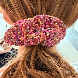 Elastico per capelli in lana o cotone fatto a mano