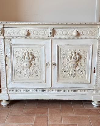 Credenza in legno massello shabby