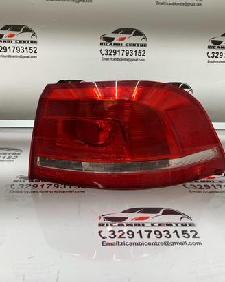 Faro fanale stop posteriore destra vw passat b7 20