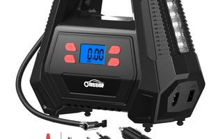 Compressore d'aria 12 V 230 V per pneumatici auto 