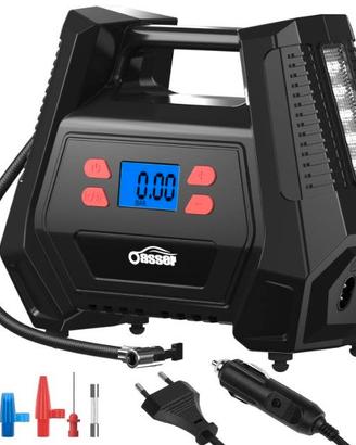 Compressore d'aria 12 V 230 V per pneumatici auto 