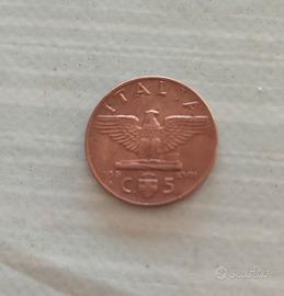 5 Centesimi Aquila Romana - Vittorio Emanuele III 