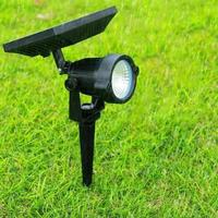 Faro faretto solare lampada led da giardino 10w co