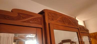 Armadio con specchiera stile anni 50/60