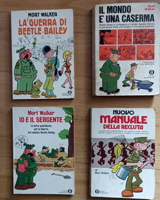 4 Fumetti Beetley Bailey - Anni 70
