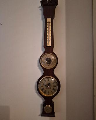 barometro termometro idrometrico orologio legno 