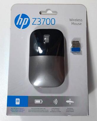 HP Z3700 Mouse Wireless 2.4 GHz, 1200 DPI (NUOVO)
