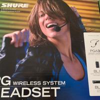 Radiomicrofono shure "headset"-nuovo