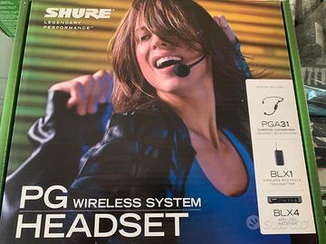 Radiomicrofono shure "headset"-nuovo
