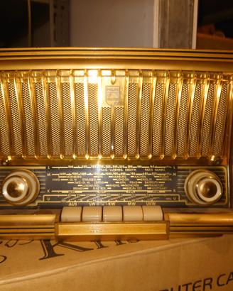 Philips philetta gold radio vintage a valvole 
