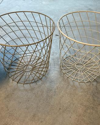 2 x Ceste Ikea con 1 solo coperchio