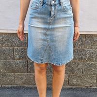 Gonna longuette in jeans y2k