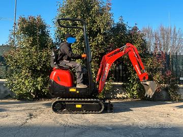 E213 Mini escavatore Neuson 10 q carro allargabile