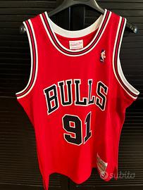 Canotta basket Dennis Rodman Chicago Bulls 97/98