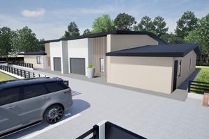 Villa Bifamiliare con Struttura in Legno X-Lam