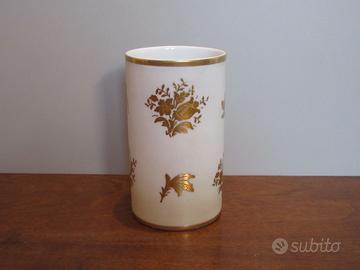 Vaso Bicchiere in porcellana. Altezza 12,5 cm