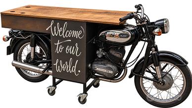 Bancone bar console indistriale pub bar