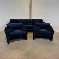 Set Maralunga Cassina Vico Magistretti