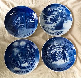 Bing & Grøndahl - Set piatti Natale 2000/01/02/04