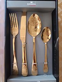 set di posate in acciaio inox, pezzi 24