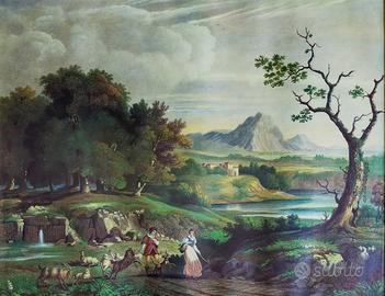 Vue de lac de Geneve 