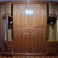 Classico Armadio guardaroba 6 ante legno noce