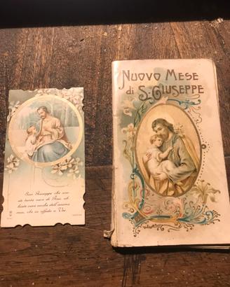 Santino e linro preghiere San Giuseppe inizi 900