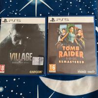Ps5 tomb raider resident evil playstation