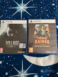 Ps5 tomb raider resident evil playstation