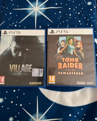 Ps5 tomb raider resident evil playstation