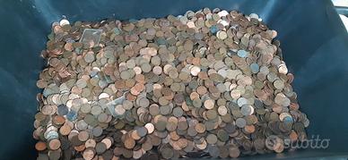 lotto 18 kg di monete da ONE CENT USA