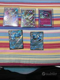 Lotto carte pokemon full art