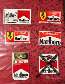 Adesivi Marlboro formula 1 e rally anni 70 e 80