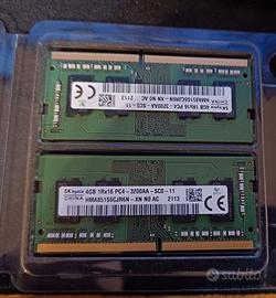 Ram 8gb(2x4gb) Hynix ddr4 3200mhz SODIMM Notebook