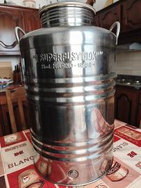 Fusto per olio in acciaio inox da 50 litri