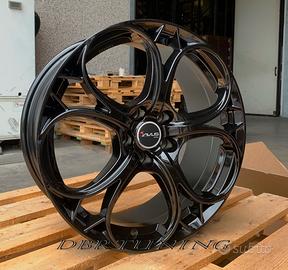 Cerchi lega 17 AVUS AC-520 Black Alfa Giulietta Gi