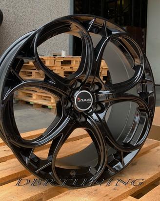 Cerchi lega 17 AVUS AC-520 Black Alfa Giulietta Gi