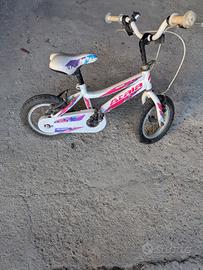 bici atala bambina e rotelle 