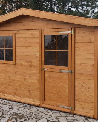 Casetta legno 3,5x2 con trasporto e montaggio