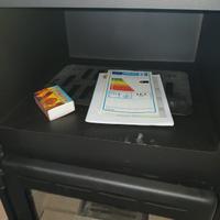 stufa a legno con forno nuova