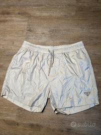 Costume da bagno beige uomo prada