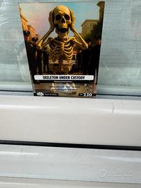 Skeleton under custody