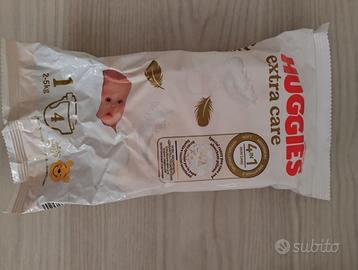 Pannolini huggies extra care 1° taglia