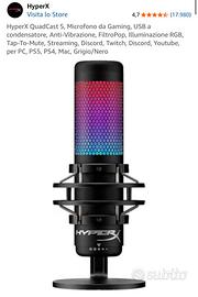 HyperX Quadcast S microfono PC/PS5