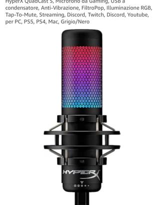 HyperX Quadcast S microfono PC/PS5