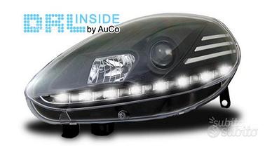 Fari anteriori DRL LED Fiat Punto Evo Led 2009-