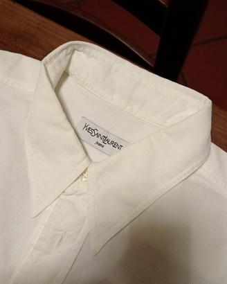 Camicia vintage Yves Saint Laurent YSL bianca