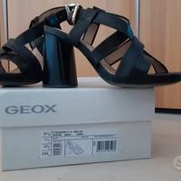 Scarpe Donna sandali neri GEOX nuovi taglia 37,5