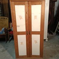 Armadietto cameretta in massello di abete