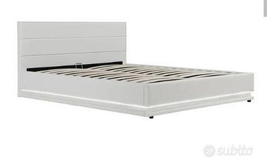 Struttura letto con base led